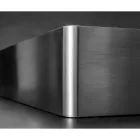 Vierkante opzetwastafel in roestvrij staal in verschillende afwerkingen - Calendula Viadurini