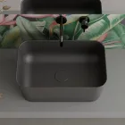 Wastafel van keramiek Verkrijgbaar in verschillende kleuren Made in Italy - Mand Viadurini