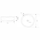 Moderne aanrecht wastafel in natuurlijk gepolijst natuurlijk teak - Zino Viadurini