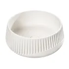 Ronde opzetwastafel van cement en hars - Ibisco Viadurini