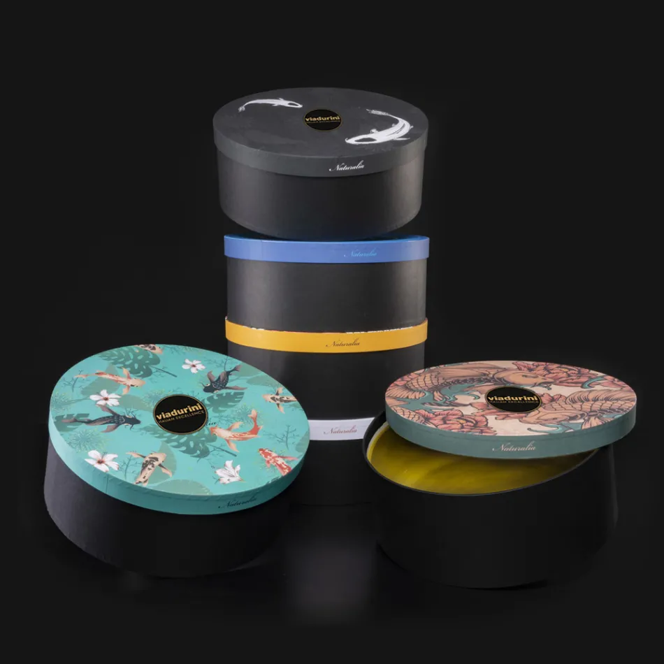 Ronde wastafel van grijze klei Made in Italy - Tatiana Viadurini