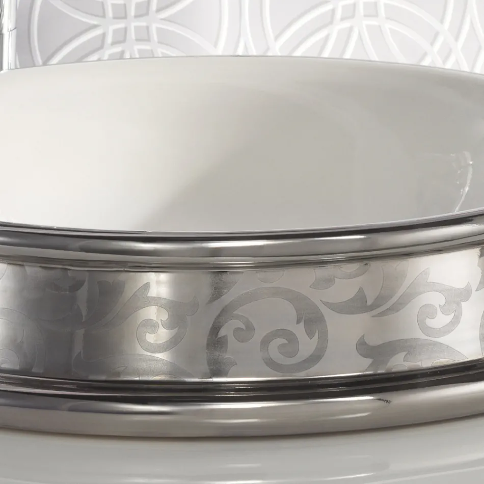 Halfverzonken wastafel in verschillende afwerkingen in Fire Clay Made in Italy - Erasmo Viadurini