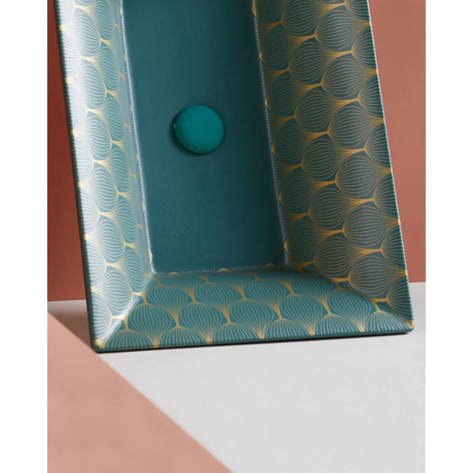 Half verzonken wastafel in vuurklei met verschillende afwerkingen Made in Italy - Ultima Viadurini