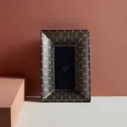 Half verzonken wastafel in vuurklei met verschillende afwerkingen Made in Italy - Ultima Viadurini