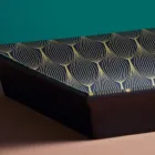 Half verzonken wastafel in vuurklei met verschillende afwerkingen Made in Italy - Ultima Viadurini