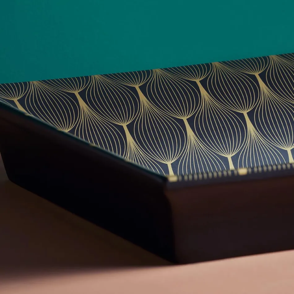 Half verzonken wastafel in vuurklei met verschillende afwerkingen Made in Italy - Ultima Viadurini