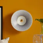 Half verzonken wastafel in topkwaliteit Frans porselein - Pausa Viadurini