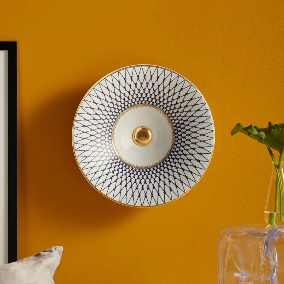 Half verzonken wastafel in topkwaliteit Frans porselein - Pausa Viadurini