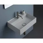 Wastafel in de Zon 50x35 cm keramische, verschillende kleuren verkrijgbaar Viadurini