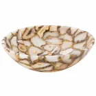 Aanrecht ronde steen steun agaat Mila, enkel stuk Viadurini