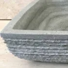 Design groene wastafel aanrecht in Hilda-steen Viadurini