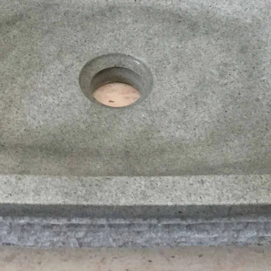 Design groene wastafel aanrecht in Hilda-steen Viadurini