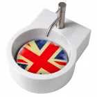 Aanrecht design wastafel / ophanging made in Italy Tor Viadurini