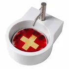 Aanrecht design wastafel / ophanging made in Italy Tor Viadurini