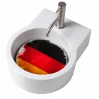 Aanrecht design wastafel / ophanging made in Italy Tor Viadurini