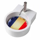 Aanrecht design wastafel / ophanging made in Italy Tor Viadurini