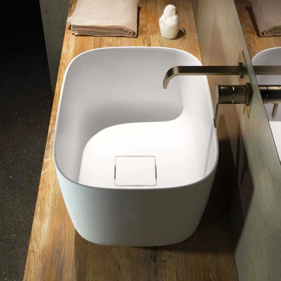 Vrijstaande vrijstaande spoelbak gemaakt in Italië, Lallio Viadurini