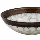 Ronde wastafel van hars, Buguggiate Viadurini