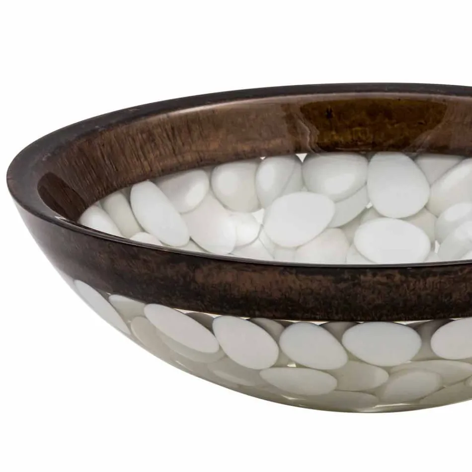 Ronde wastafel van hars, Buguggiate Viadurini