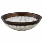 Ronde wastafel van hars, Buguggiate Viadurini