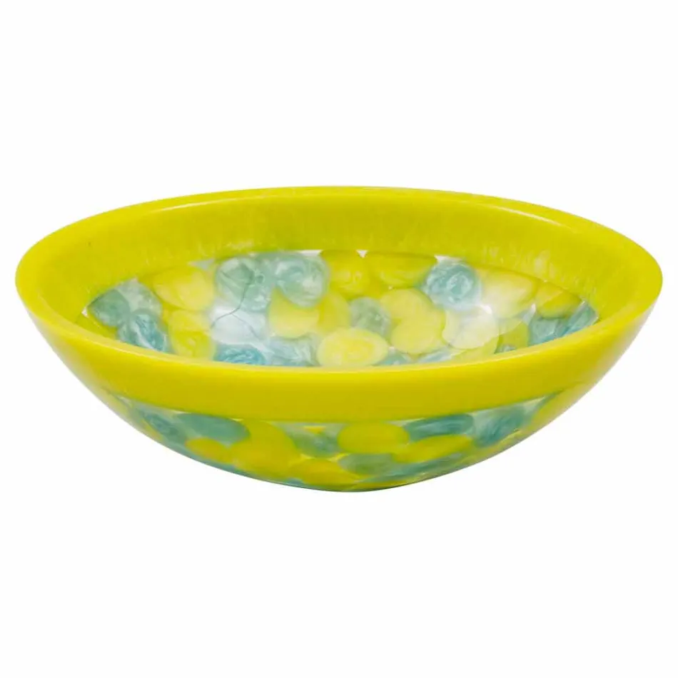 Aanrecht ontwerp handgemaakte gootsteen in hars, Buglio Viadurini