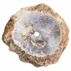 Aanrecht handgemaakte wastafel van agaat, Posina Viadurini