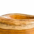 Moderne staande wastafel in natuurlijk teakhout van Vigevano Viadurini