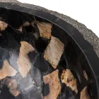 Aanrecht wastafel handgemaakt in riviersteen, Palizzi Viadurini