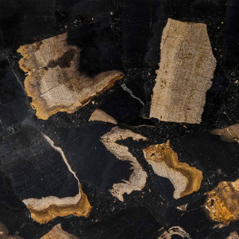 Aanrecht wastafel handgemaakt in riviersteen, Palizzi Viadurini