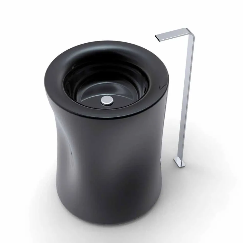 Moderne kolom vrijstaande gootsteen geproduceerd in Italië, Syracuse Viadurini