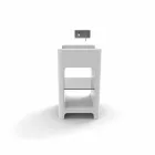 Moderne monoblock vrijstaande wastafel gemaakt in Italië, Tufino Viadurini