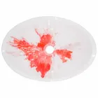 Moderne witte hars wastafel - Marcedusa Viadurini