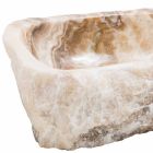 Moderne handgemaakte onyx stenen gootsteen, Buttrio Viadurini