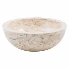 Tonto wastafel in de hand gemaakt van marmer, Nibbiano Viadurini