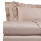 Katoensatijnen lakenset voor tweepersoonsbed, effen kleur - Freesia Viadurini