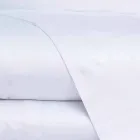 Katoensatijnen lakenset voor tweepersoonsbed, effen kleur - Freesia Viadurini