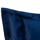 Lakens in effen kleur, compleet in katoensatijn voor tweepersoonsbed - Hibiscus Viadurini