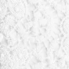 Hoogwaardig wit linnen laken met kant voor tweepersoonsbed - Fiumana Viadurini