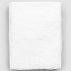 Luxe wit linnen laken met hoeken Made in Italy - Fiumano Viadurini