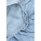 Dubbel hoeslaken, luxe gekleurd linnen gemaakt in Italië - Fiumano Viadurini