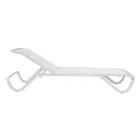 Solaya 194x65 cm Buitenligstoel van aluminium en textiel Viadurini