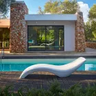 Moderne design chaise longue in gekleurd polyethyleen - Cloe by Myyour Viadurini