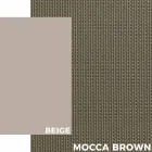 Buiten zonnebank in aluminium met wielen en armleuningen Modern Design - Carmine Viadurini