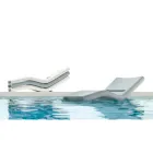 Buitenzonnebank gemaakt van polyethyleen in verschillende kleuren - Bollo Viadurini