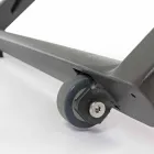 Ligstoel voor buiten met aluminium en textileen wielen - Jewel Viadurini