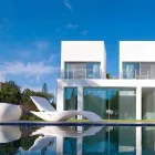 Design chaise longue tuinstoel in wit plastic - Zoe van Mayyour Viadurini