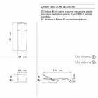 Design chaise longue tuinstoel in wit plastic - Zoe van Mayyour Viadurini