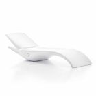 Design chaise longue tuinstoel in wit plastic - Zoe van Mayyour Viadurini