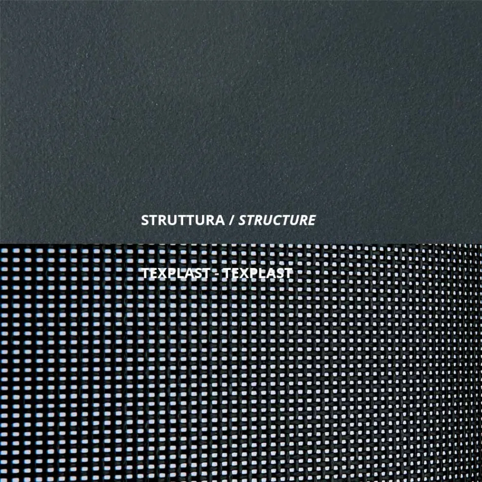 Stapelbaar tuinbed van staal Made in Italy 2 stuks - Arwen Viadurini