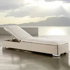 Tuinligbed van handgeweven polyrotan - Experia Viadurini